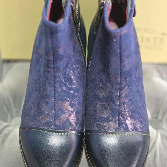 L'Artiste SoCute Bootie Navy Size 38 (US 7.5/8) - Picture 5 of 5